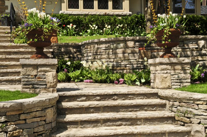 Outdoor Stairway with Landscaping